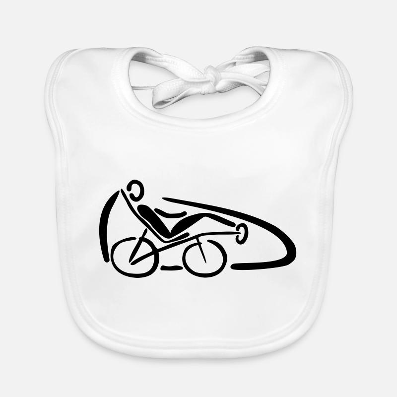 Velomobile - Bavoir bio Bébé - blanc