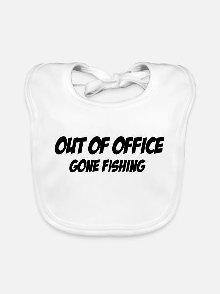 Out of Office - Bavoir bio Bébé - blanc