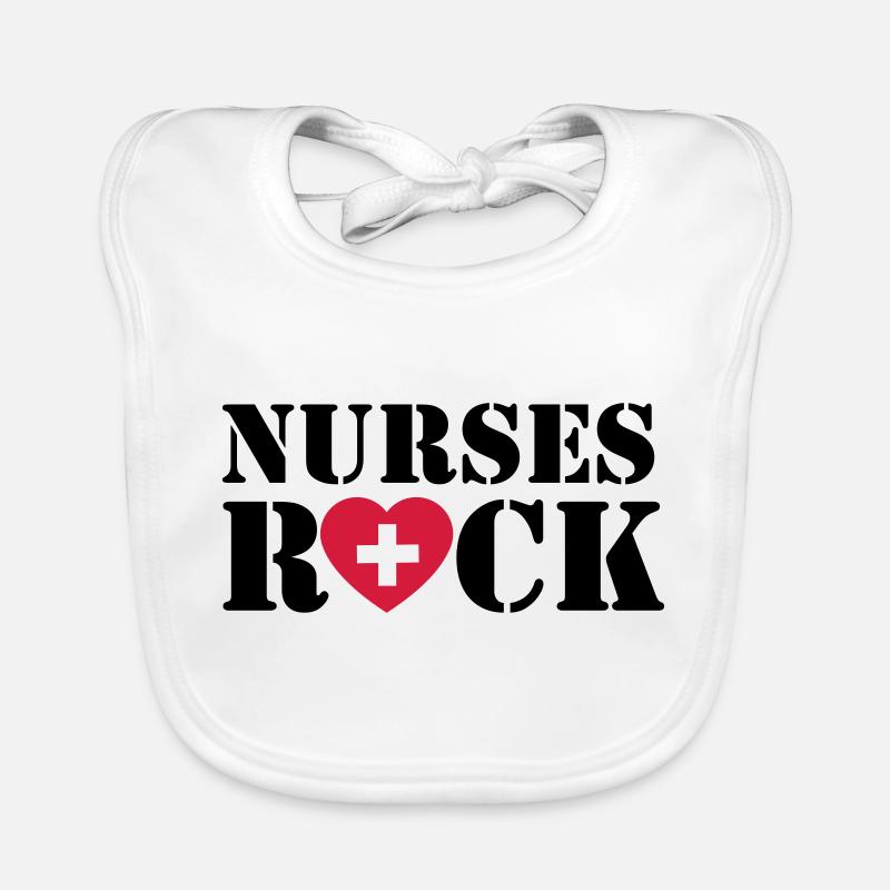 Nurses Rock Organic Baby Bibs