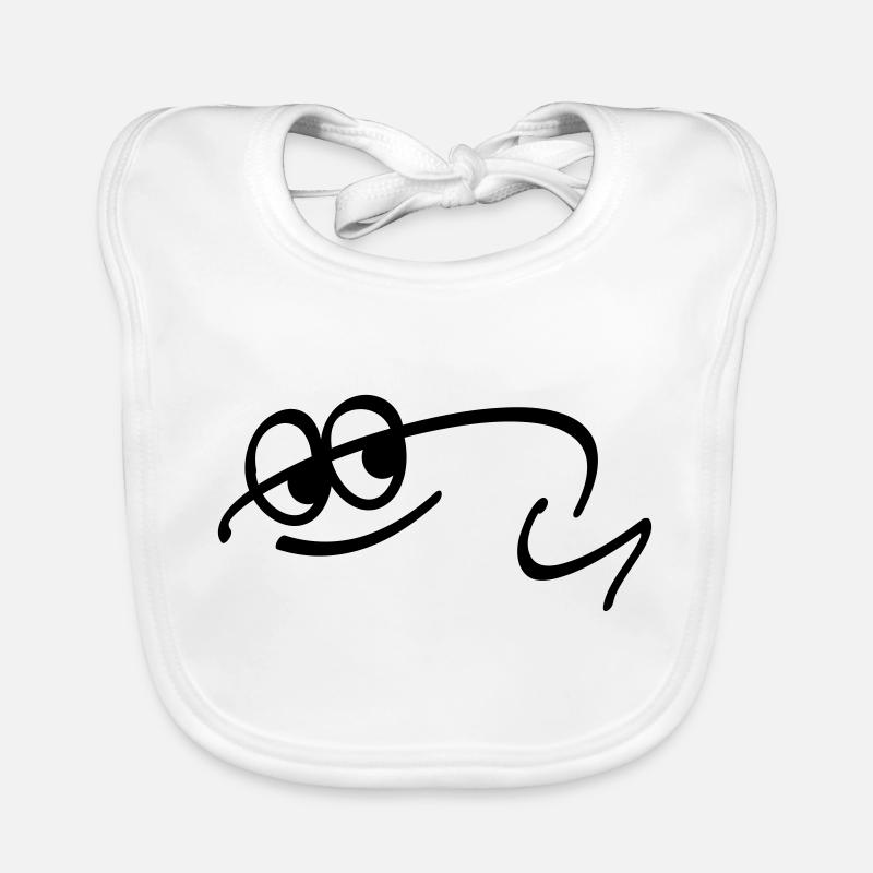abstrakter Frosch Baby Bio-Lätzchen