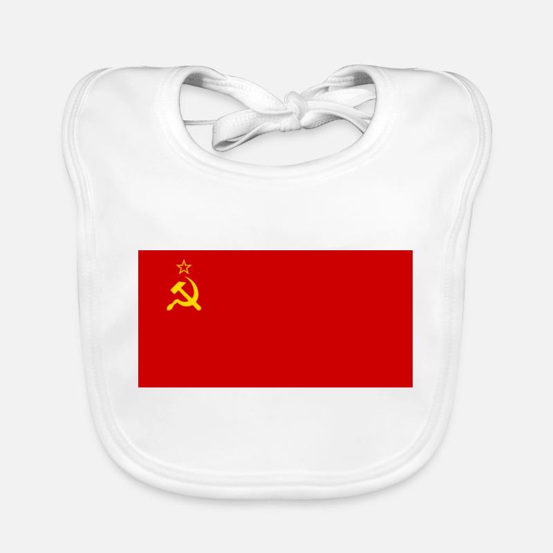 Drapeau de l'Union soviétique Bavoir bio Bébé