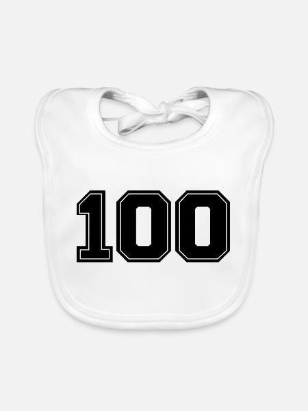 100 - Baby Bio-Lätzchen - Weiß