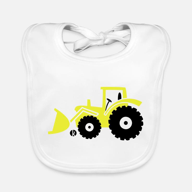 Tractor front loader Bulldog wheel loader with Organic Baby Bibs