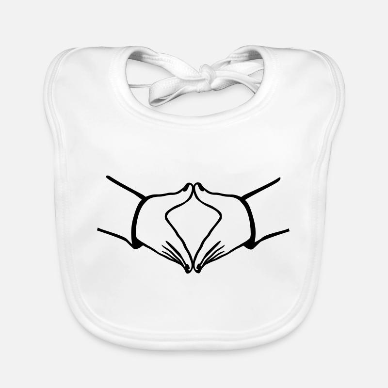 Losange de Merkel Bavoir bio Bébé