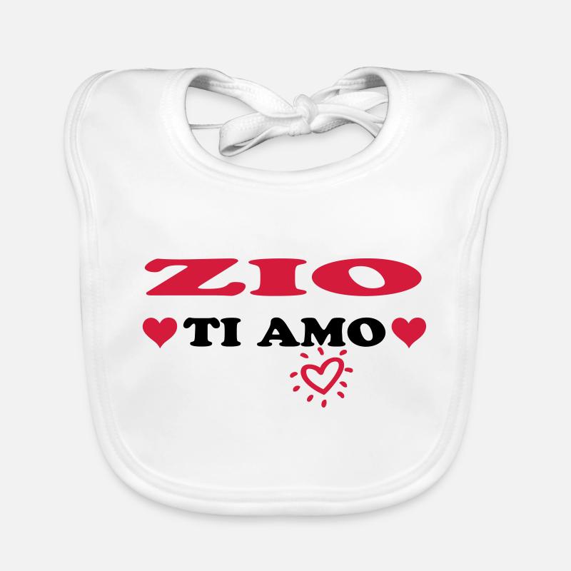Zio ti amo Bavoir bio Bébé