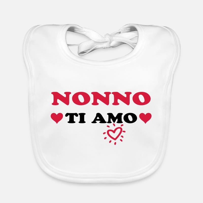 Nonno ti amo Baby Bio-Lätzchen
