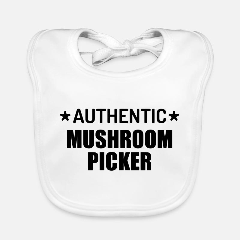 Mushroom / Champignon / Pilz / Picking Organic Baby Bibs