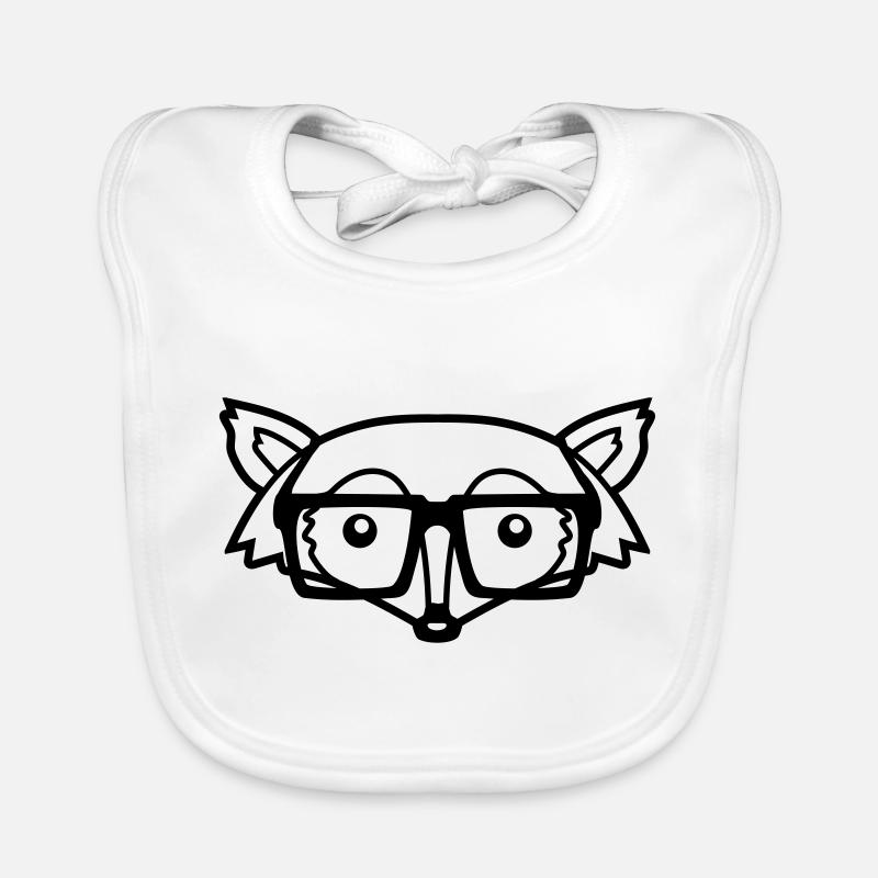 Kopf Design Fuchs Baby Bio-Lätzchen