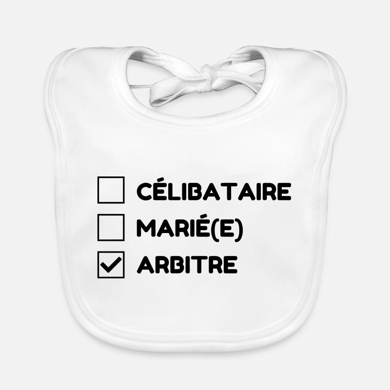 Arbitre / Arbitrage / Sport / Sifflet Bavoir bio Bébé
