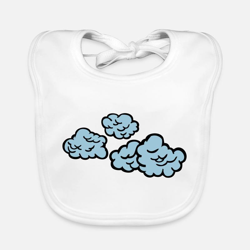 nuages Bavoir bio Bébé