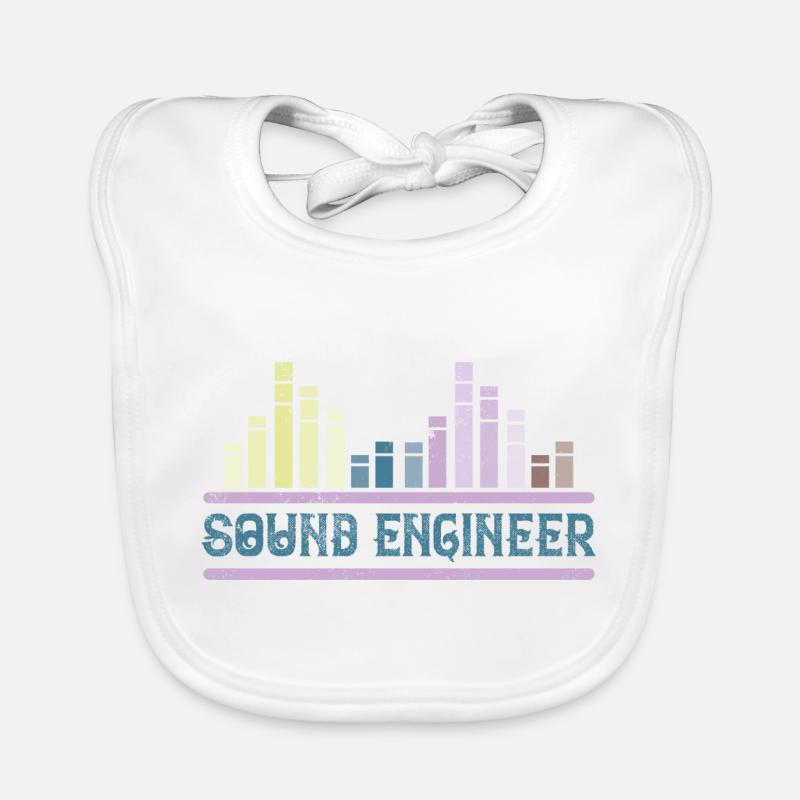 sound engineer - sound engineer Organic Baby Bibs