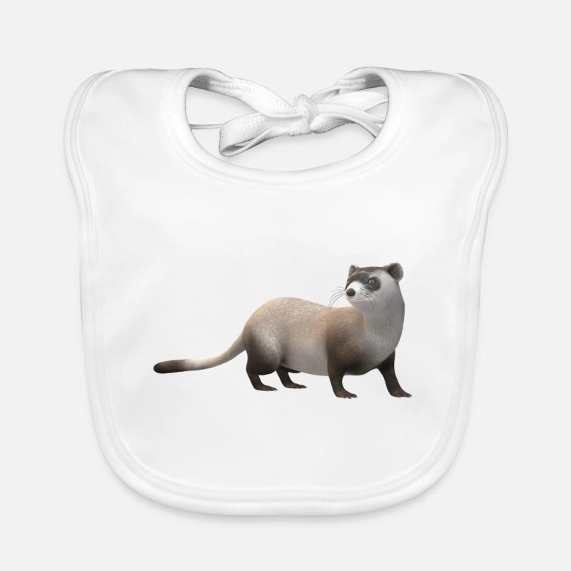 Belette 3D Bavoir bio Bébé