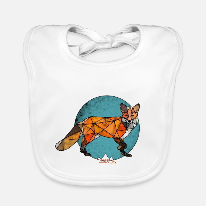fox - Baby Bio-Lätzchen - Weiß