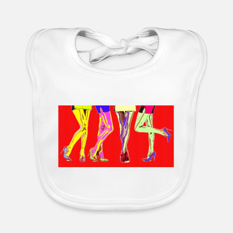 Pop art Organic Baby Bibs
