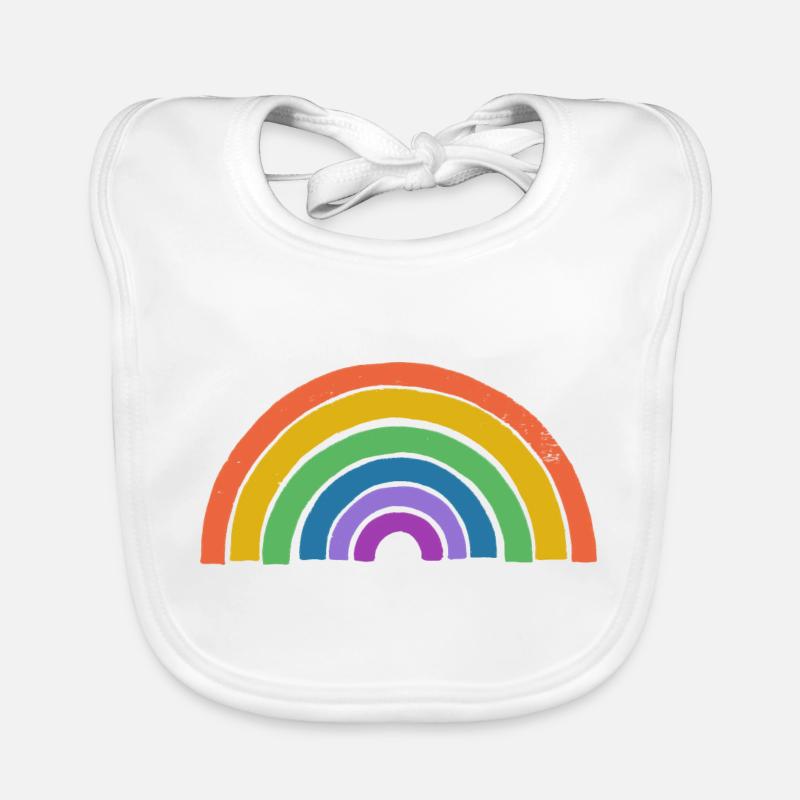 rainbow Organic Baby Bibs