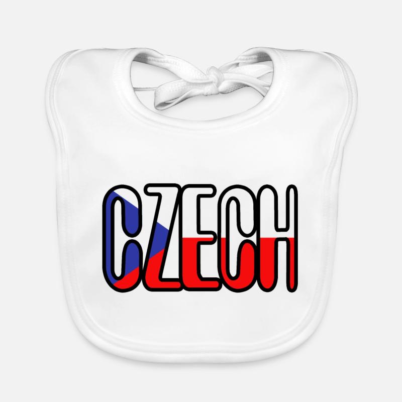 Ich liebe Tschechisch Baby Bio-Lätzchen