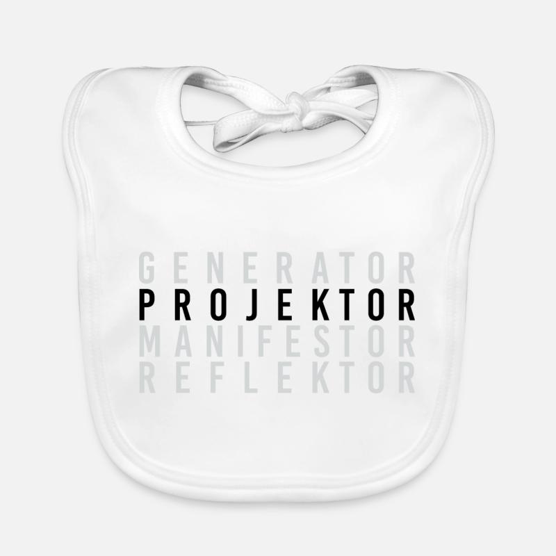 Human Design System Typ Projektor warten Gruppe Baby Bio-Lätzchen