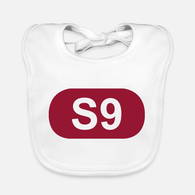 S-Bahn Berlin S9 Organic Baby Bibs