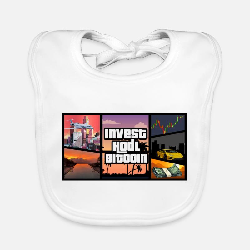 Bitcoin GTA Organic Baby Bibs