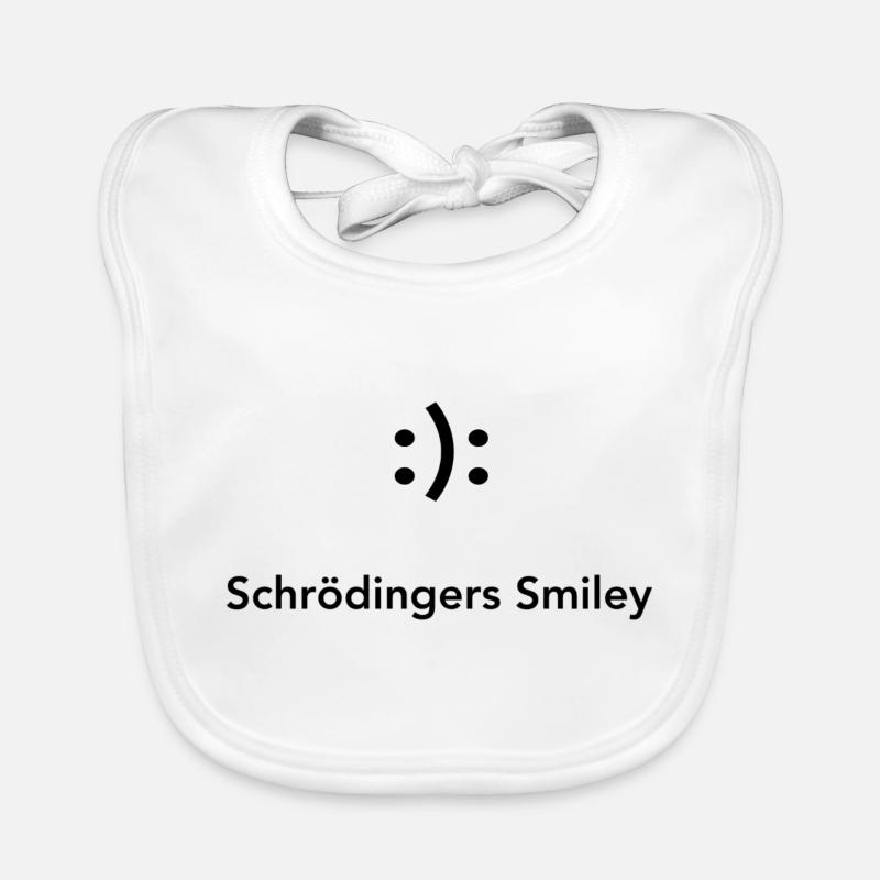 Schrödinger's smile Organic Baby Bibs