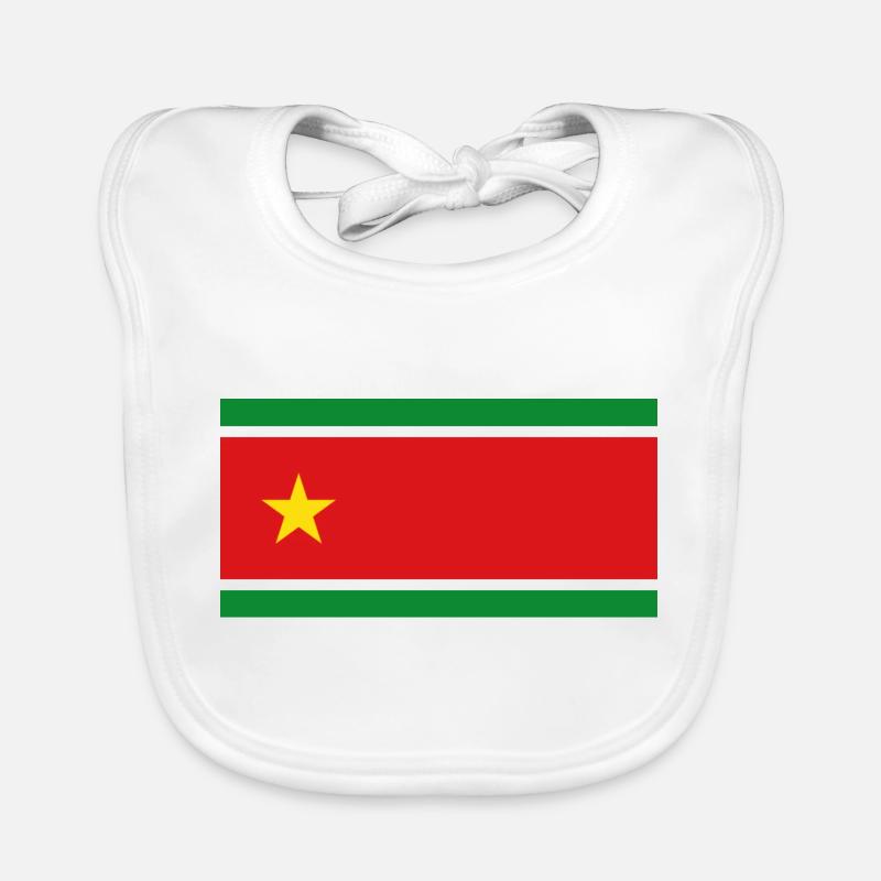 Drapeau Guadeloupe Bavoir bio Bébé