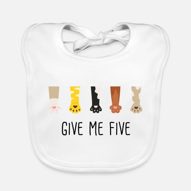 give me five Bavoir bio Bébé