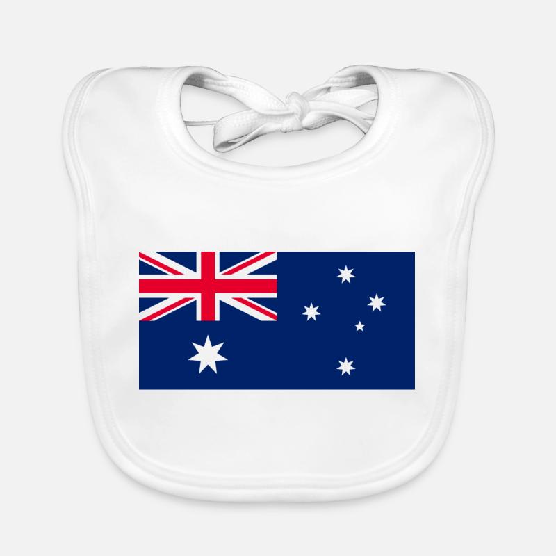 Australia flag Bavoir bio Bébé