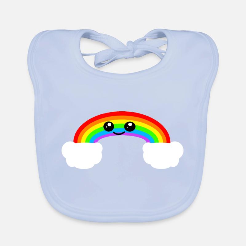 Arc-en-ciel Bavoir bio Bébé