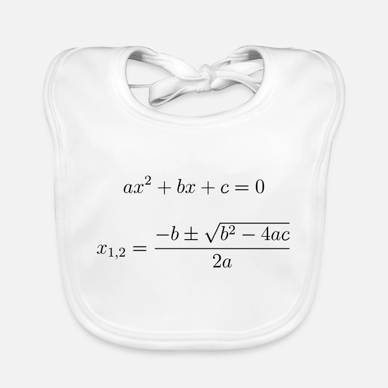 Équation carrée Bavoir bio Bébé