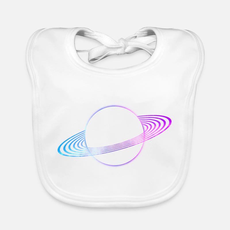 Ringe von Saturn Baby Bio-Lätzchen