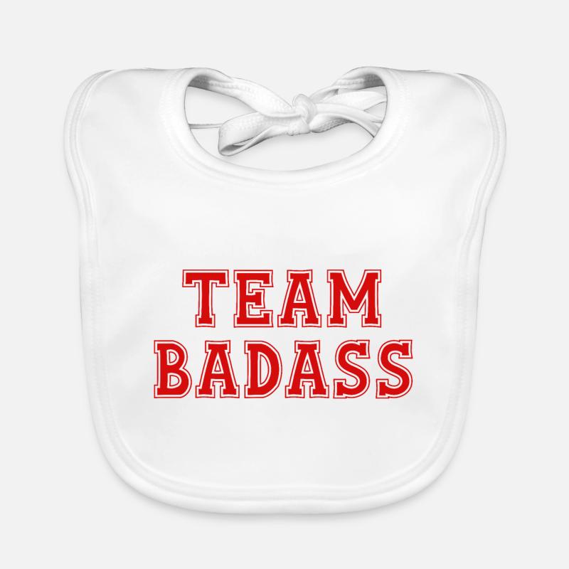 TEAM BADASS Baby Bio-Lätzchen