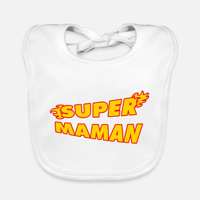 Super Maman Bavoir bio Bébé