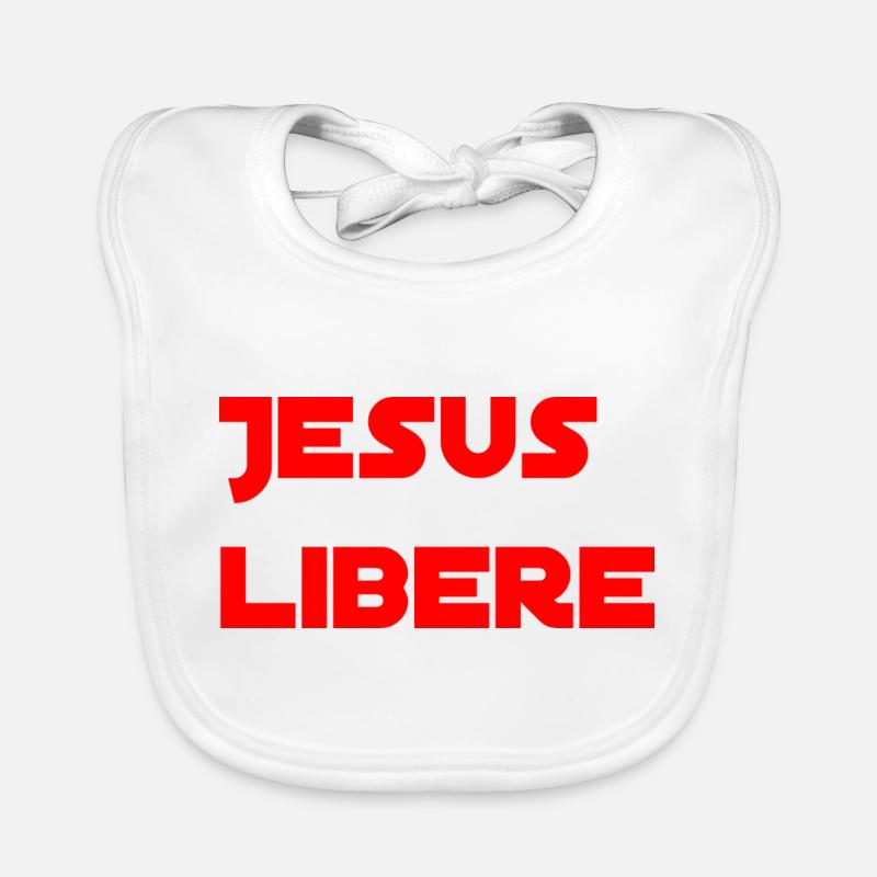 Jesus libere Bavoir bio Bébé