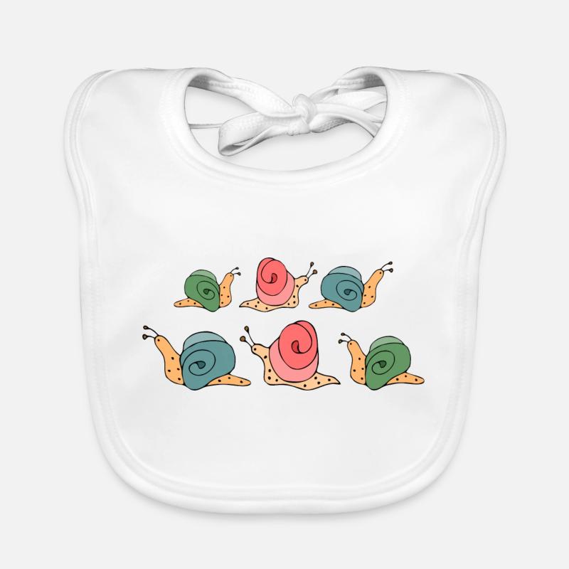 Snails Organic Baby Bibs