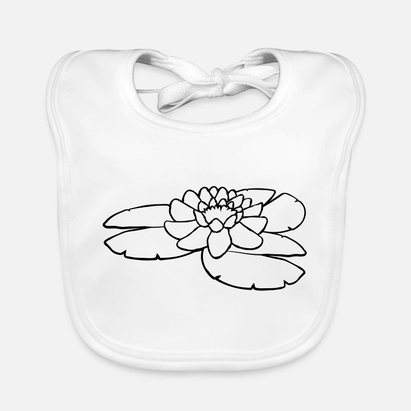 Fleur d’eau d’étang Bavoir bio Bébé
