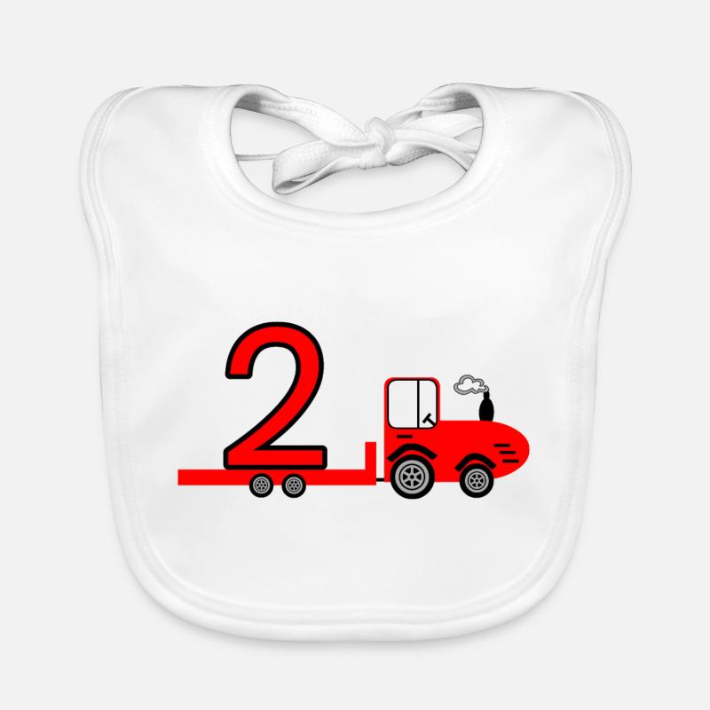 Traktor Baby Bio-Lätzchen