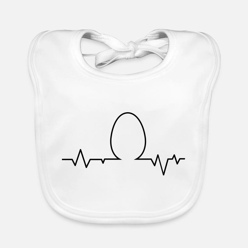 Easter Egg Beat Organic Baby Bibs