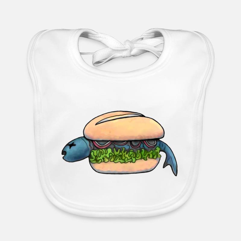 Fish rolls Organic Baby Bibs