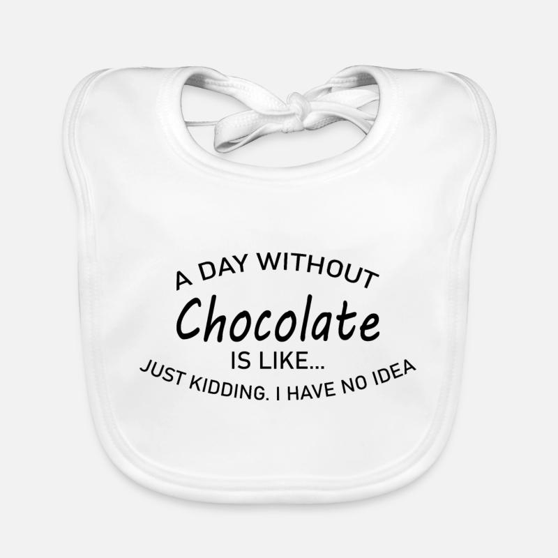 chocolat chocolat Bavoir bio Bébé