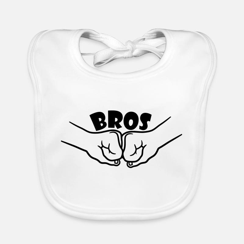 2 Bros Équipe Bavoir bio Bébé