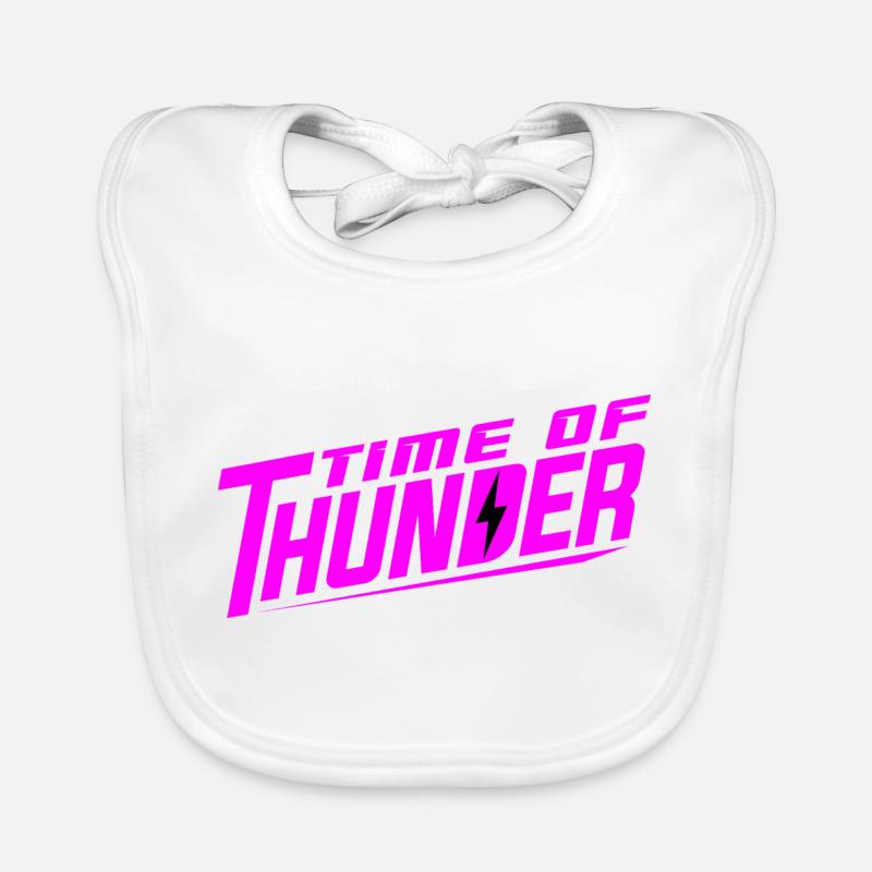 PUISSANCE ROSE Bavoir bio Bébé