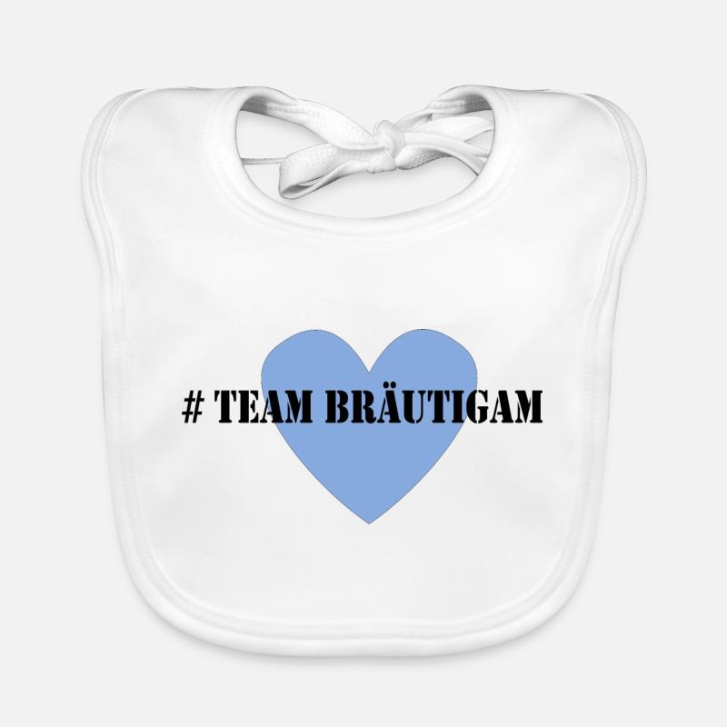 Team Bräutigam Baby Bio-Lätzchen
