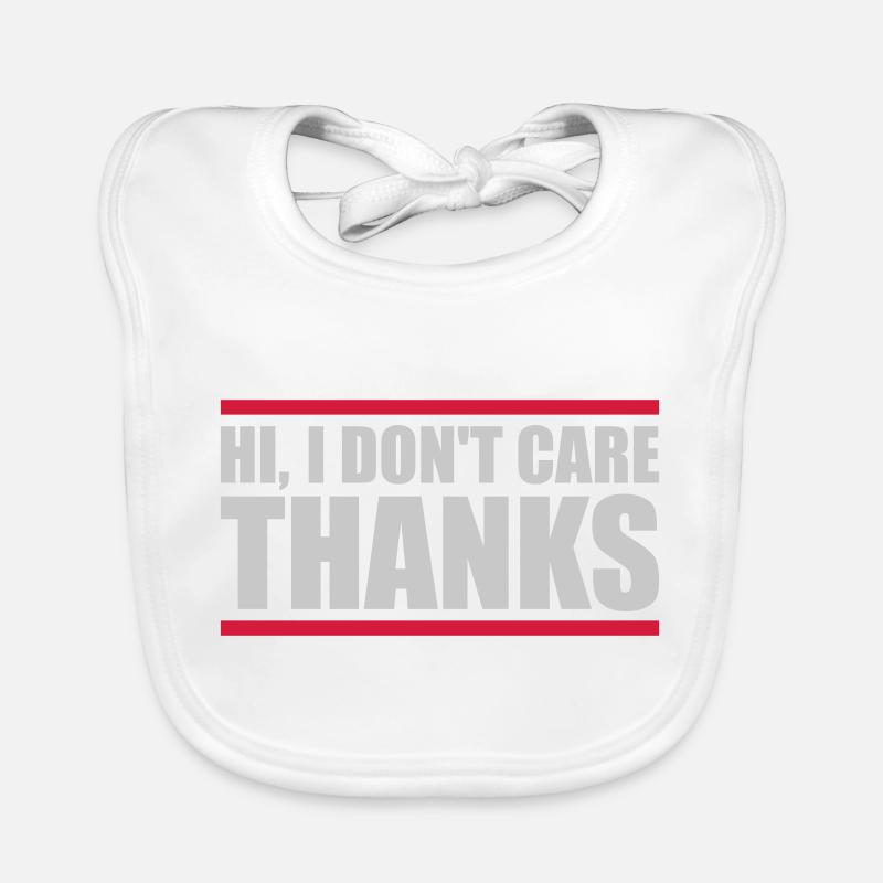 Hi I don't care Organic Baby Bibs