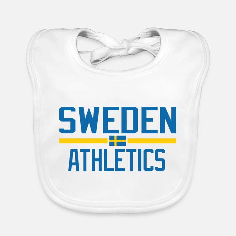 Suède Athlétisme Bavoir bio Bébé