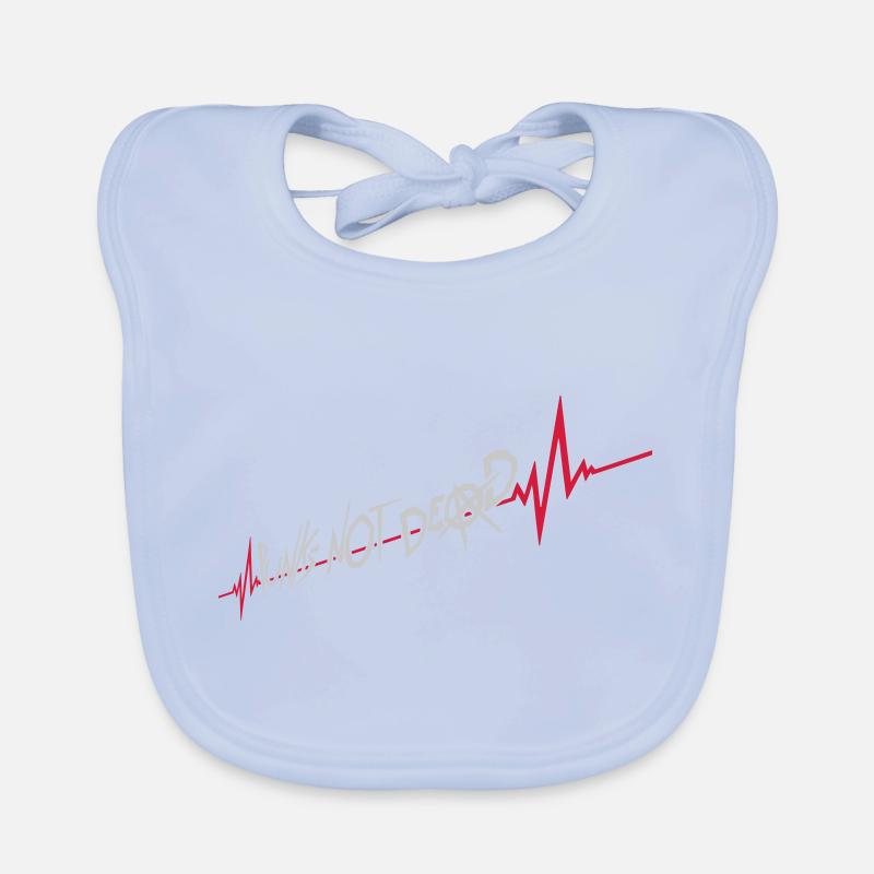 punks not dead quote Organic Baby Bibs