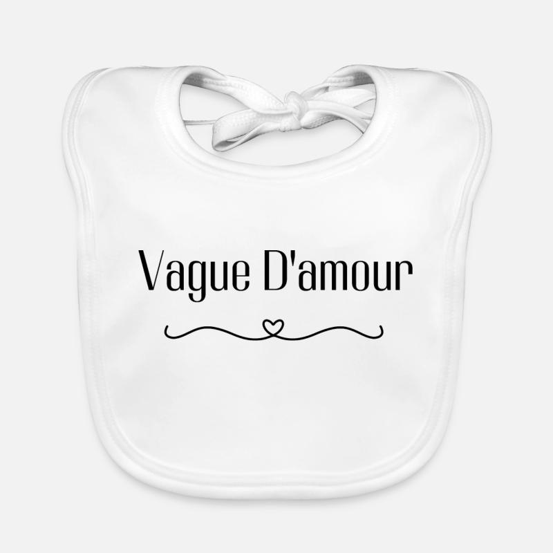 vague d amour Bavoir bio Bébé