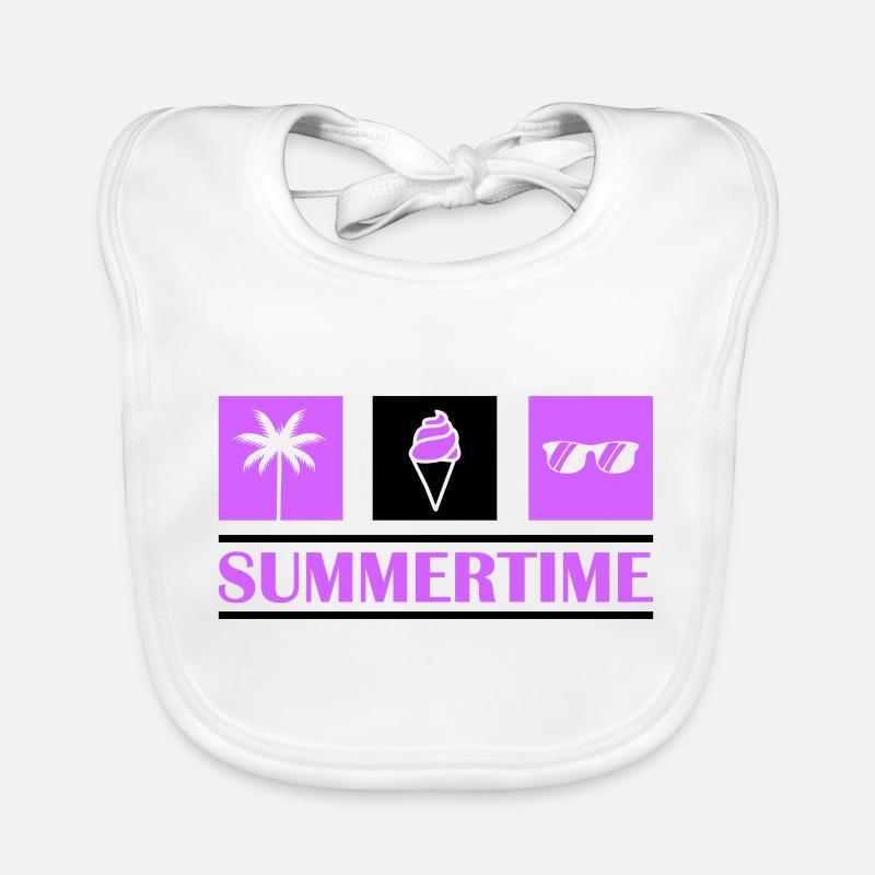 Summertime Organic Baby Bibs