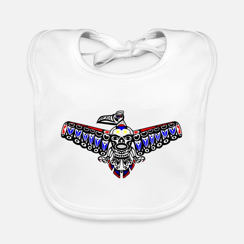 raven totem Organic Baby Bibs