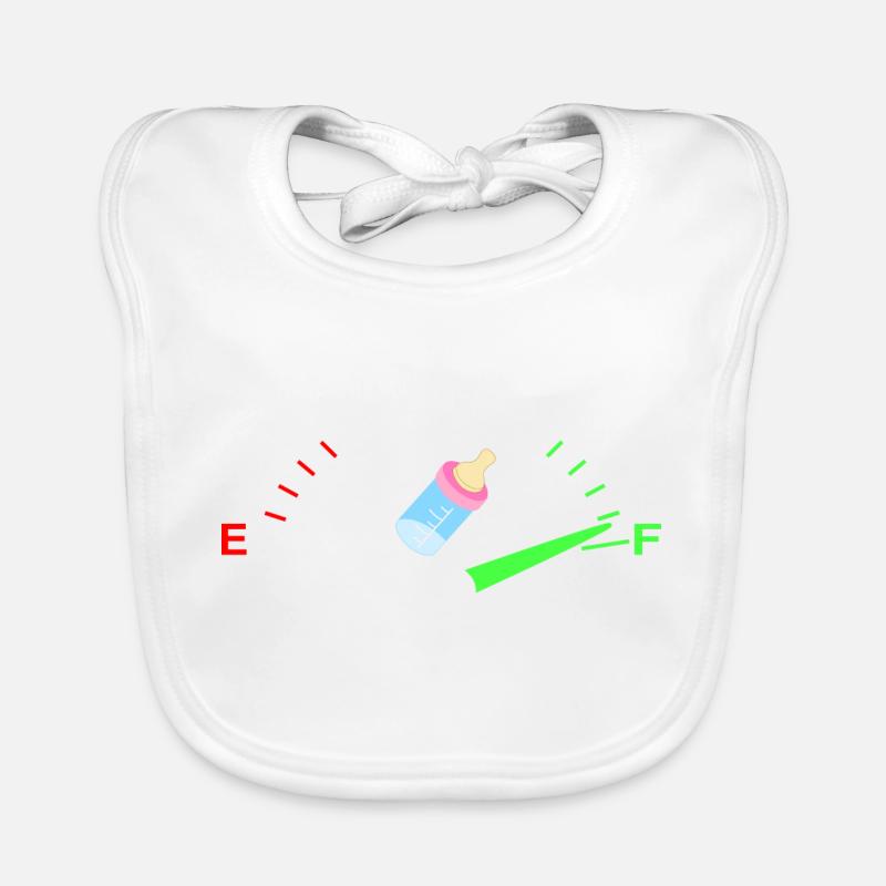Baby bottle speedometer am full Organic Baby Bibs