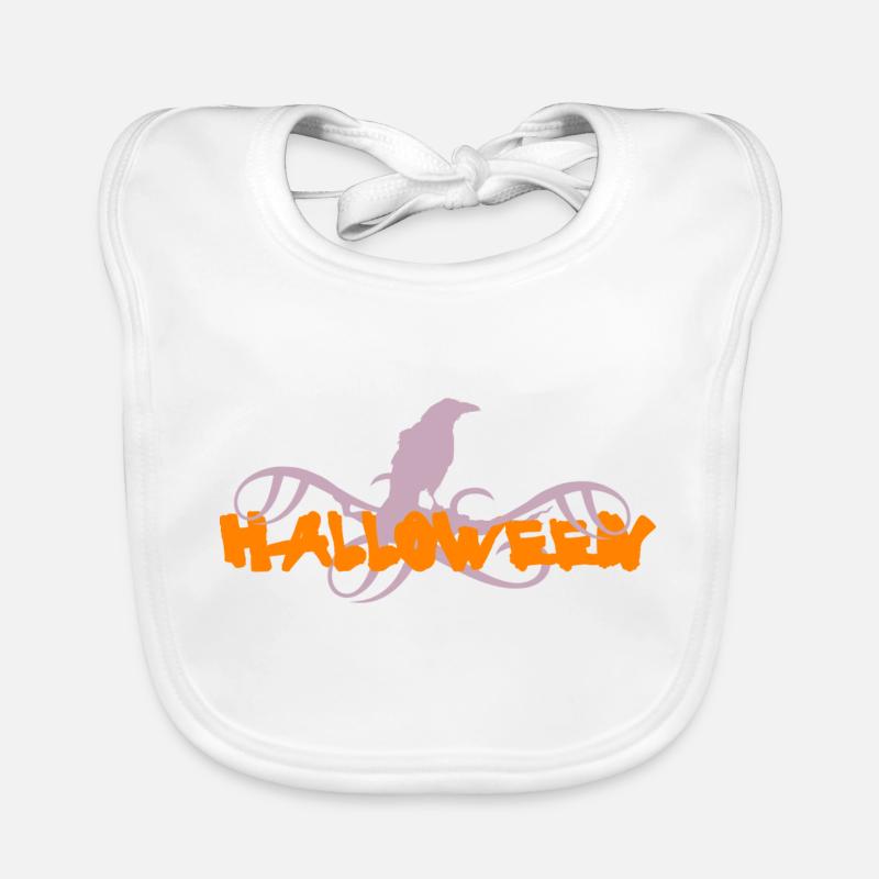 Halloween - Raven Organic Baby Bibs